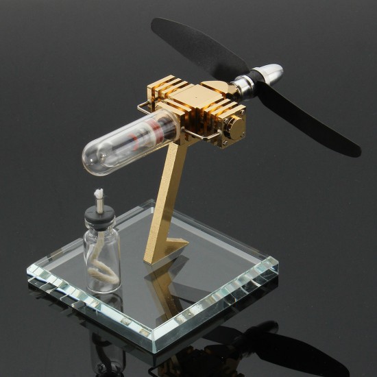 Aircraft Hot Air Engine Power Generator Engine Innovative Stirling Engine Science Toys New Version