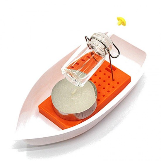 Amazing Heat Steam Candle Powered Speedboat Scientific Experimental Toys For Kids Children