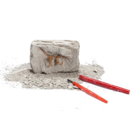 Dinosaur Fossils Excavation Kit Archaeology Dig Up History Skeleton Fun Kids Gift Toys