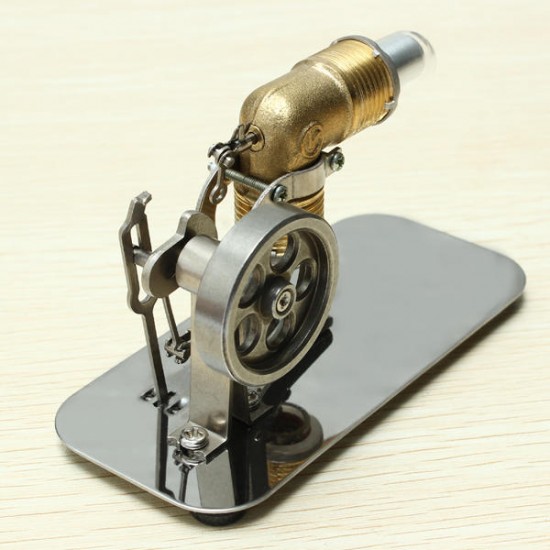 Mini Hot Air Stirling Engine Motor Model Educational Toy Kits