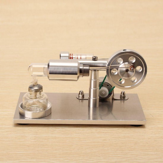 STEM Hot Air Stirling Engine Model Generator STEAM DIY Physics Science Experiment Kit
