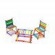 110PCS/Set Children Educational Building Blocks Stick Assembled Plastic Toy
