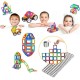 113 Pieces Kids Magnetic Toys Magnet Tiles Kits Blocks Building Toys For Boys Girls