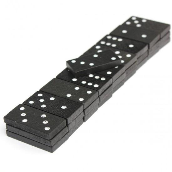 28pcs Children's Wooden Boxed Domino Game Play Set Traditional Classic Toy Gifts 28pcs Children's Wooden Boxed Domino Game Play Set Traditional Classic Toy Gifts