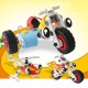 3 In 1 DIY Assembling Electric Self-Concept Car Aircraft Model Building Blocks Puzzle Kids Gift Toys