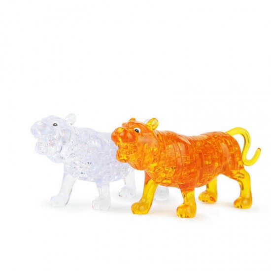 3D 46PCS Tiger Crystal Blocks Puzzle to Hold Blocks