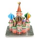 3D Jigsaw Puzzle ST Basil's Cathedral Mini DIY Model B668-16