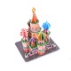 3D Paper Jigsaw Puzzle ST Basil's Cathedral DIY Blocks Toys 3D Paper Jigsaw Puzzle ST Basil's Cathedral DIY Blocks Toys
