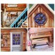 3D Wood House Puzzle New Year Gift DIY Model Kids Toys Romantic French Style Hand Made Toy 3D Wood House Puzzle New Year Gift DIY Model Kids Toys Romantic French Style Hand Made Toy
