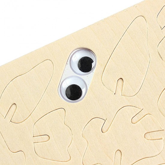 3D Wooden Owl Puzzle Jigsaw Children Kids Toy Pre Cut Wooden Shapes Model