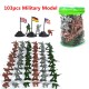 103PCS Christmas Soldier National Flags Figures Accessories Model Toys For Kids Children Gift