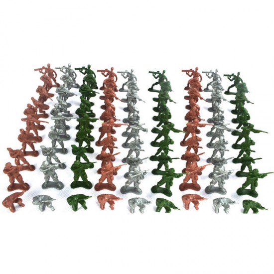 103PCS Christmas Soldier National Flags Figures Accessories Model Toys For Kids Children Gift