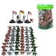 103PCS Christmas Soldier National Flags Figures Accessories Model Toys For Kids Children Gift