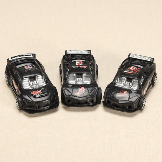 12xHZ Pull Back Racing Car Toys with Light Color Random