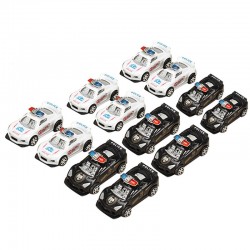 12xHZ Slide Racing Car Toys with Light Police Car Color Random 12xHZ Slide Racing Car Toys with Light Police Car Color Random