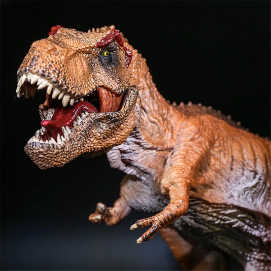 13 Inches SNAEN Tyrannosaurus Rex KING T-REX PAINTED PVC Dinosaur Model Action Figure