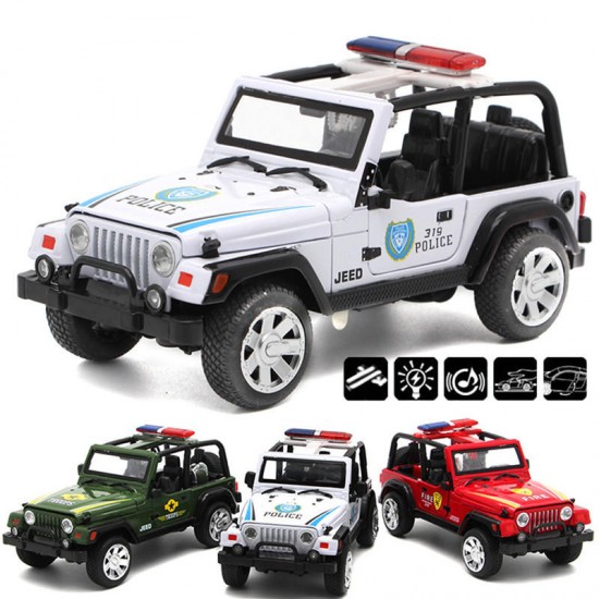1/32 Alloy Police Car Model With Light Sound Toys For Kids Children Educational Gift 1/32 Alloy Police Car Model With Light Sound Toys For Kids Children Educational Gift