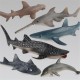 14PCS Shark Sea Creature Toy Animal Figures Diecast Model