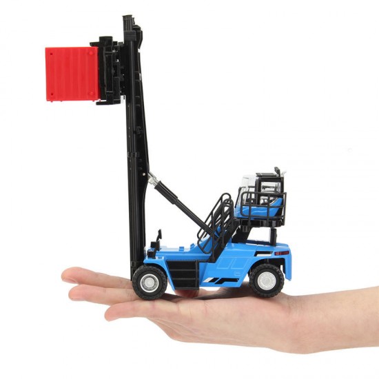 1/50 Diecast Empty Container Stacker Forklift Truck Car Model Kids Toy