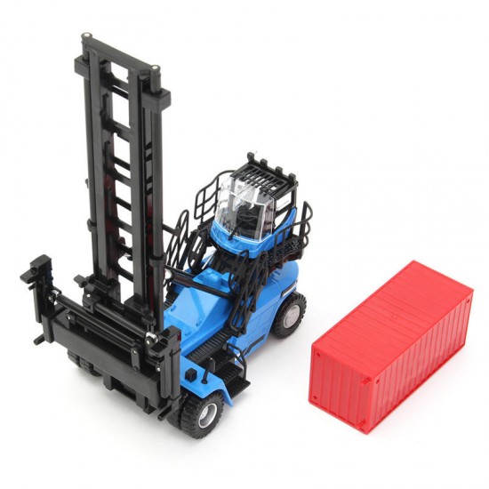 1/50 Diecast Empty Container Stacker Forklift Truck Car Model Kids Toy