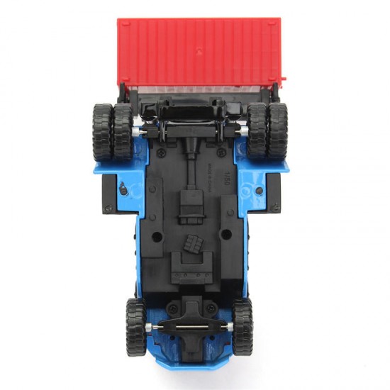 1/50 Diecast Empty Container Stacker Forklift Truck Car Model Kids Toy