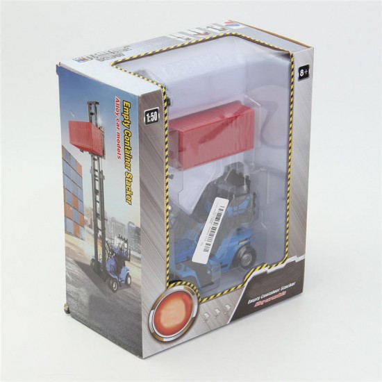 1/50 Diecast Empty Container Stacker Forklift Truck Car Model Kids Toy 1/50 Diecast Empty Container Stacker Forklift Truck Car Model Kids Toy