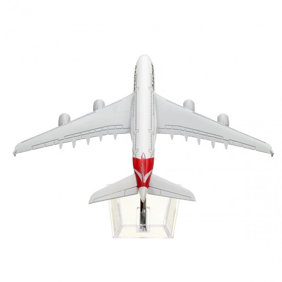 16cm Airplane Metal Plane Model Aircraft A380 AUSTRALIA QANTAS Aeroplane Scale Desk Toy