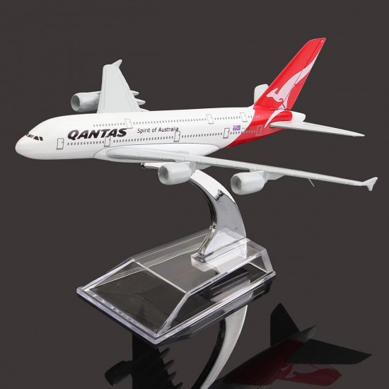 16cm Airplane Metal Plane Model Aircraft A380 AUSTRALIA QANTAS Aeroplane Scale Desk Toy 16cm Airplane Metal Plane Model Aircraft A380 AUSTRALIA QANTAS Aeroplane Scale Desk Toy
