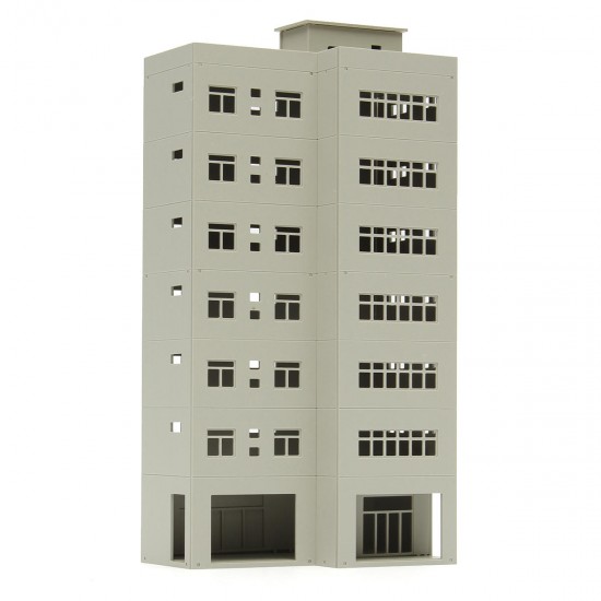 1/87 Light Grey Outland Models Modern Tall Business Office Building For Sandbox 1/87 Light Grey Outland Models Modern Tall Business Office Building For Sandbox