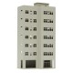 1/87 Light Grey Outland Models Modern Tall Business Office Building For Sandbox 1/87 Light Grey Outland Models Modern Tall Business Office Building For Sandbox
