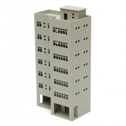 1/87 Light Grey Outland Models Modern Tall Business Office Building For Sandbox 1/87 Light Grey Outland Models Modern Tall Business Office Building For Sandbox
