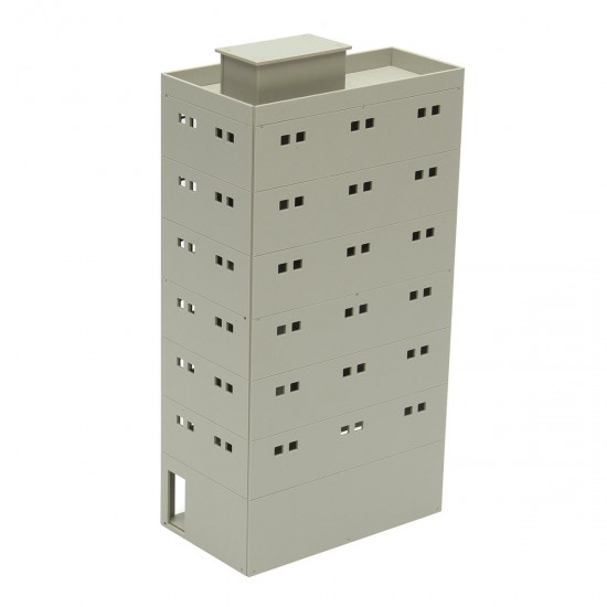 1/87 Light Grey Outland Models Modern Tall Business Office Building For Sandbox 1/87 Light Grey Outland Models Modern Tall Business Office Building For Sandbox