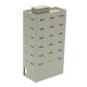 1/87 Light Grey Outland Models Modern Tall Business Office Building For Sandbox