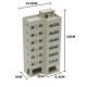 1/87 Light Grey Outland Models Modern Tall Business Office Building For Sandbox 1/87 Light Grey Outland Models Modern Tall Business Office Building For Sandbox