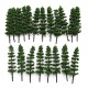 20pcs 1:100 Fir Trees Model Train Road Green Street Park Garden Scenery HO OO N