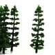 20pcs 1:100 Fir Trees Model Train Road Green Street Park Garden Scenery HO OO N