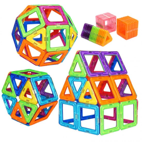 32PCS Magnetic Blocks Magnet Tiles Kit Building Play Toy Boys Girls Kids Gift