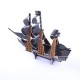 3D Paper Jigsaw Puzzle The Black Pearl Mini DIY Model Building B668-20 3D Paper Jigsaw Puzzle The Black Pearl Mini DIY Model Building B668-20