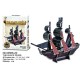 3D Paper Jigsaw Puzzle The Black Pearl Mini DIY Model Building B668-20 3D Paper Jigsaw Puzzle The Black Pearl Mini DIY Model Building B668-20