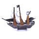 3D Paper Jigsaw Puzzle The Black Pearl Mini DIY Model Building B668-20 3D Paper Jigsaw Puzzle The Black Pearl Mini DIY Model Building B668-20