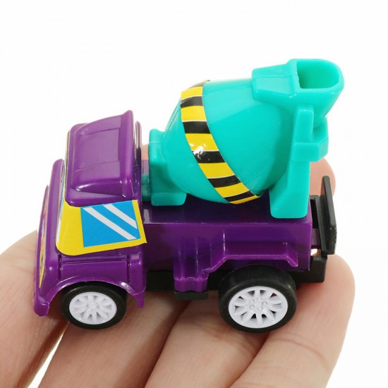 4PCS Cartoon Pullback Truck Construction Mini Car Model For Kids Children Christmas Gift Toys 4PCS Cartoon Pullback Truck Construction Mini Car Model For Kids Children Christmas Gift Toys