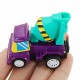 4PCS Cartoon Pullback Truck Construction Mini Car Model For Kids Children Christmas Gift Toys