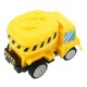 4PCS Cartoon Pullback Truck Construction Mini Car Model For Kids Children Christmas Gift Toys