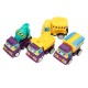 4PCS Cartoon Pullback Truck Construction Mini Car Model For Kids Children Christmas Gift Toys 4PCS Cartoon Pullback Truck Construction Mini Car Model For Kids Children Christmas Gift Toys