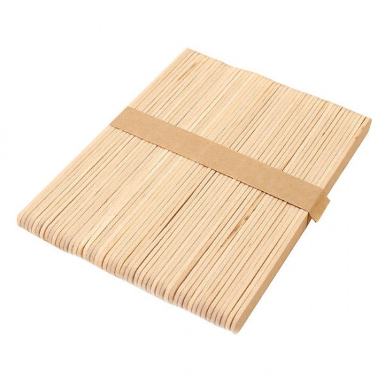 50Pcs A Bundle of Ice Cream Sticks 140 * 10 * 2 mm Ecru Popsicle Sticks 50Pcs A Bundle of Ice Cream Sticks 140 * 10 * 2 mm Ecru Popsicle Sticks