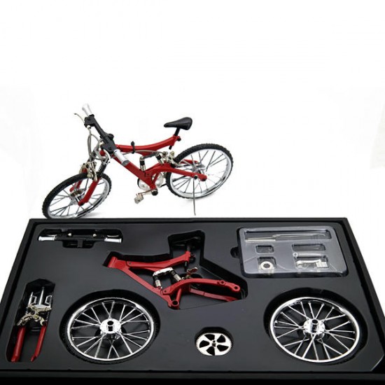 Bicycle Model Simulation DIY Alloy Mountain/Road Bicycle Set Decoration Gift Model Bicycle Model Simulation DIY Alloy Mountain/Road Bicycle Set Decoration Gift Model