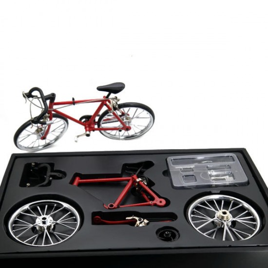 Bicycle Model Simulation DIY Alloy Mountain/Road Bicycle Set Decoration Gift Model Bicycle Model Simulation DIY Alloy Mountain/Road Bicycle Set Decoration Gift Model