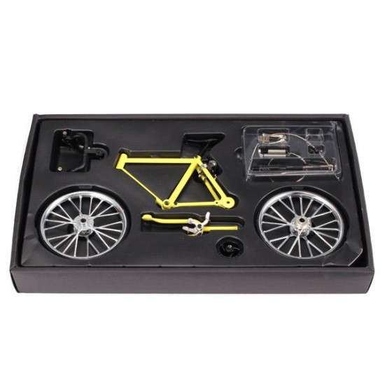 Bicycle Model Simulation DIY Alloy Mountain/Road Bicycle Set Decoration Gift Model Bicycle Model Simulation DIY Alloy Mountain/Road Bicycle Set Decoration Gift Model