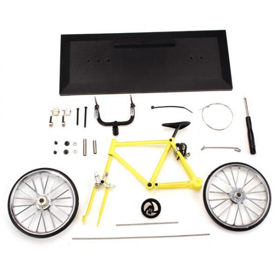 Bicycle Model Simulation DIY Alloy Mountain/Road Bicycle Set Decoration Gift Model Bicycle Model Simulation DIY Alloy Mountain/Road Bicycle Set Decoration Gift Model