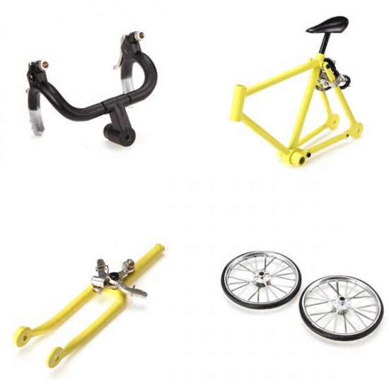 Bicycle Model Simulation DIY Alloy Mountain/Road Bicycle Set Decoration Gift Model Bicycle Model Simulation DIY Alloy Mountain/Road Bicycle Set Decoration Gift Model